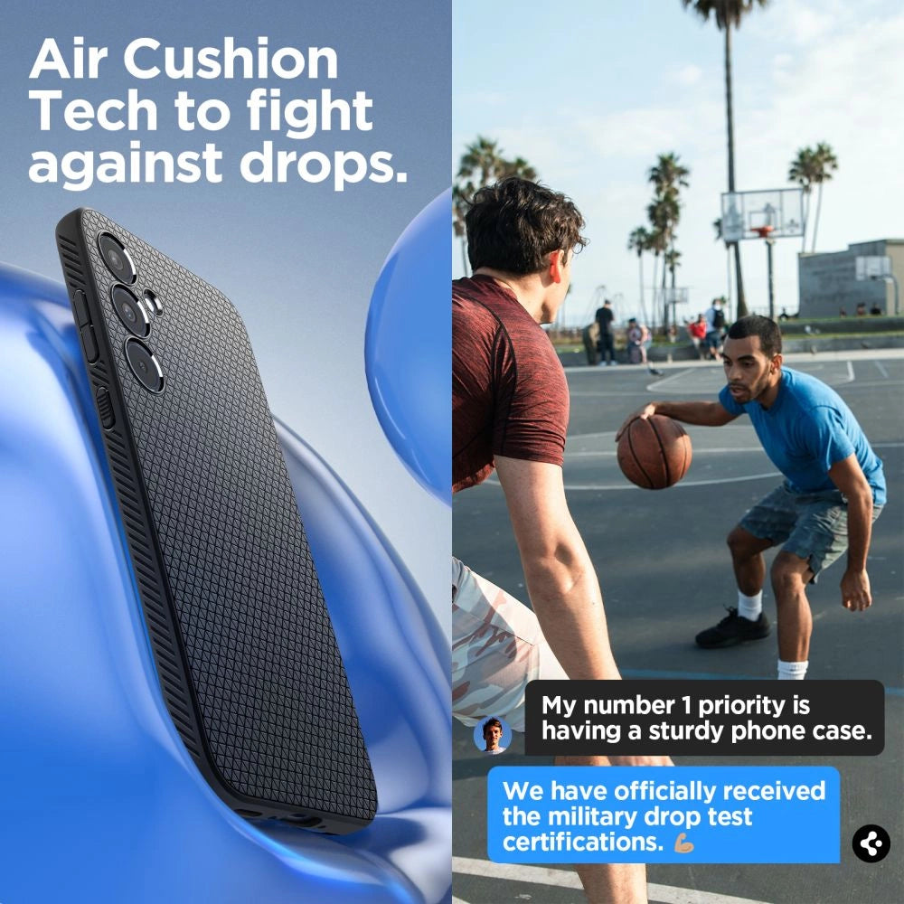 Spigen Liquid Air Case for Samsung Galaxy A35 5G - Matte Black_12