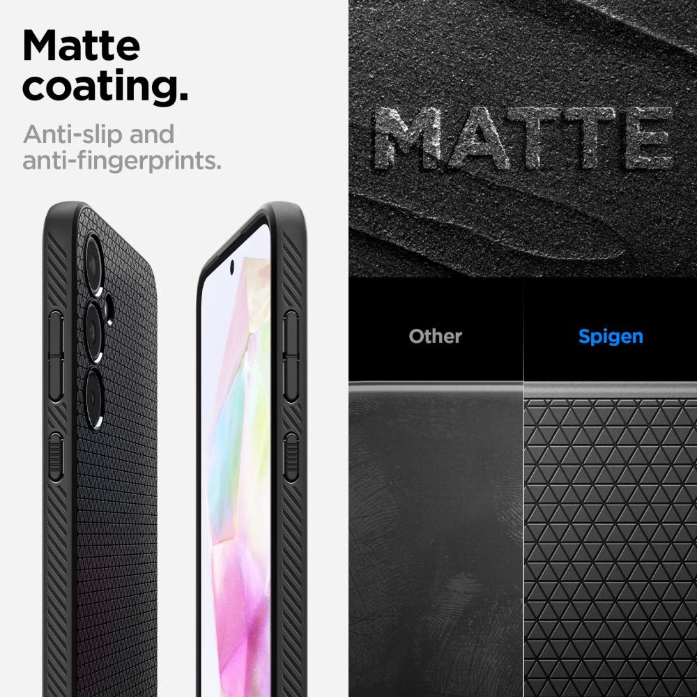 Spigen Liquid Air Case for Samsung Galaxy A35 5G - Matte Black_13
