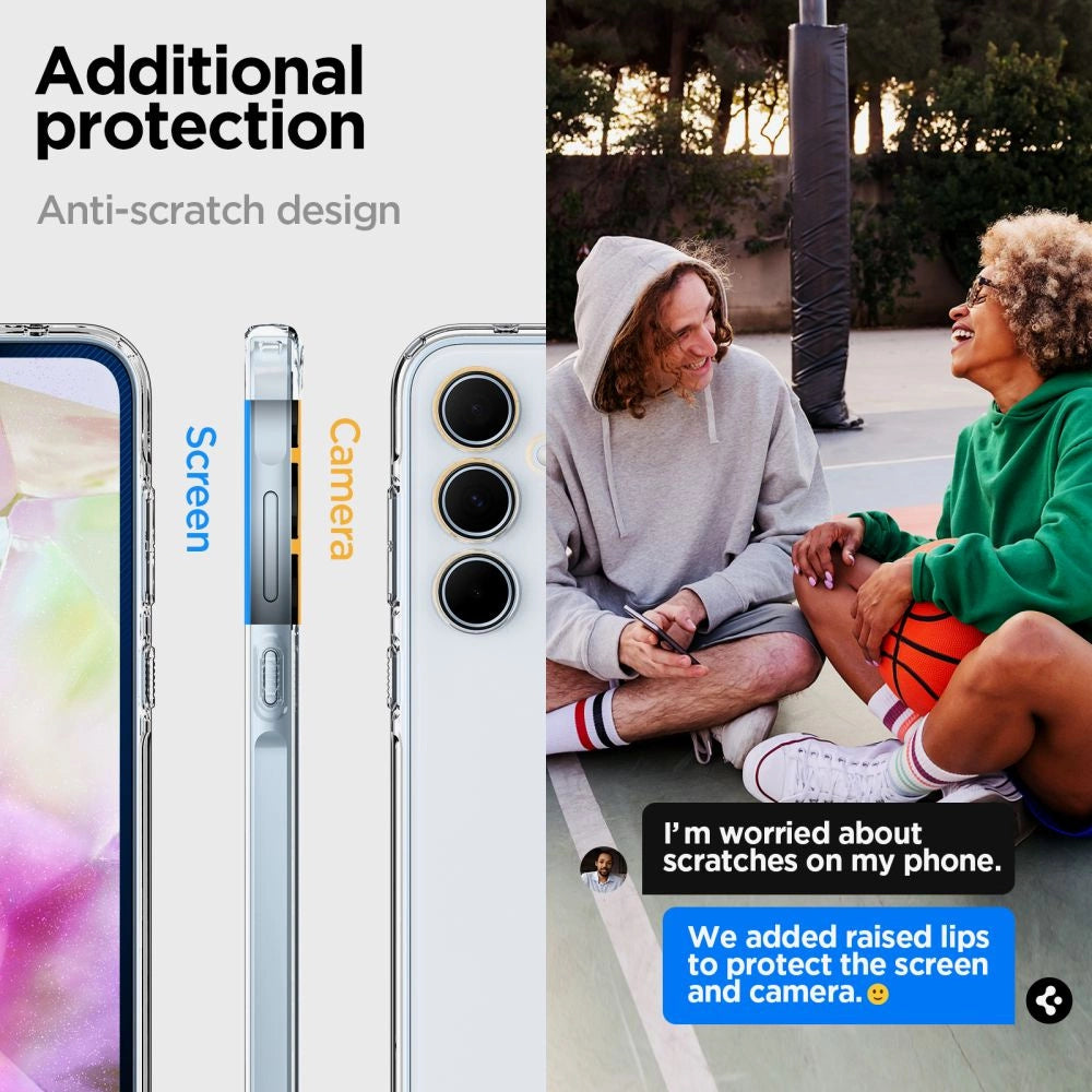 Spigen Ultra Hybrid Case for Samsung Galaxy A35 5G - Transparent_29