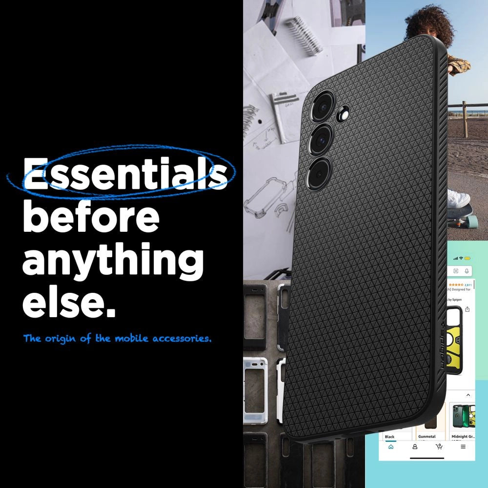 Spigen Liquid Air Case for Samsung Galaxy A55 5G - Matte Black_10