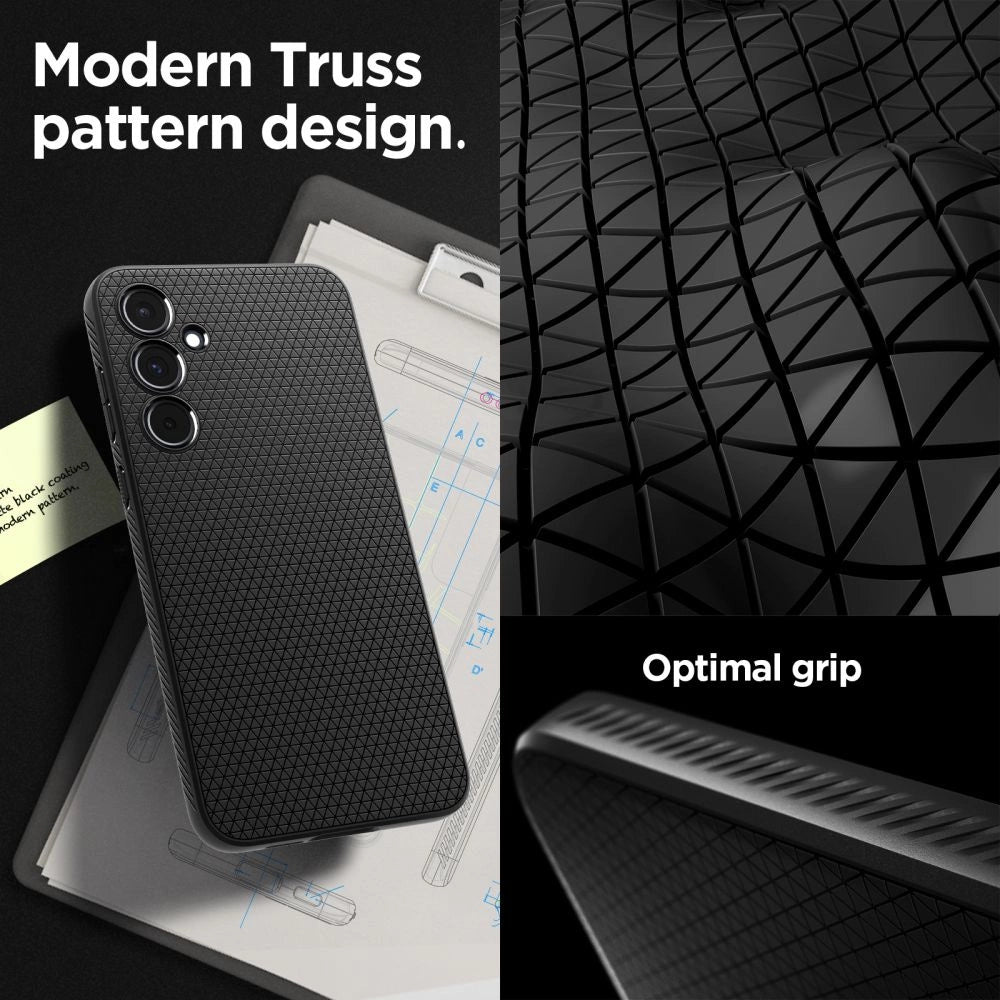 Spigen Liquid Air Case for Samsung Galaxy A55 5G - Matte Black_11