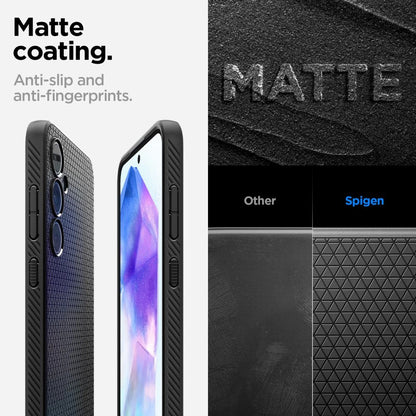 Spigen Liquid Air Case for Samsung Galaxy A55 5G - Matte Black_13