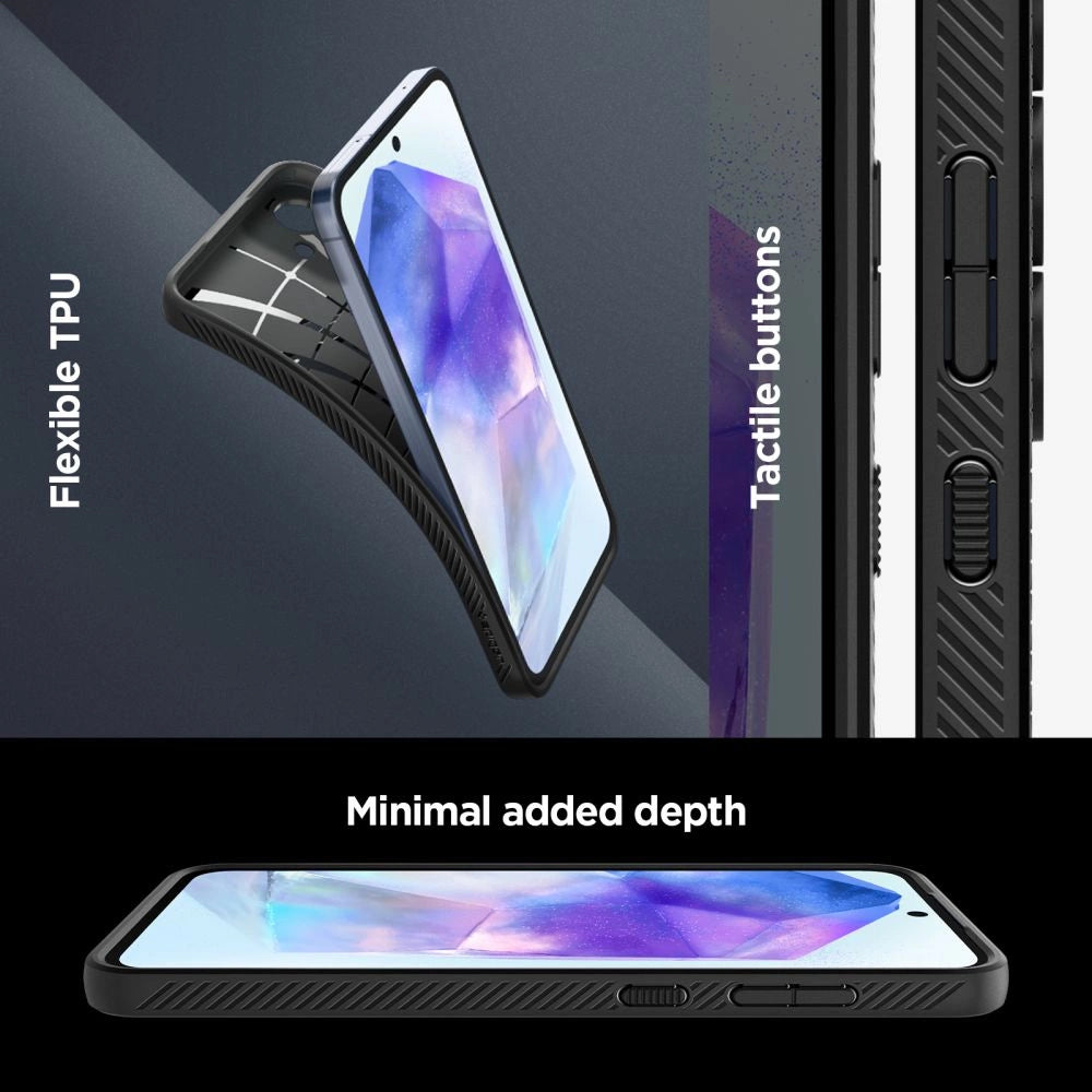 Spigen Liquid Air Case for Samsung Galaxy A55 5G - Matte Black_15