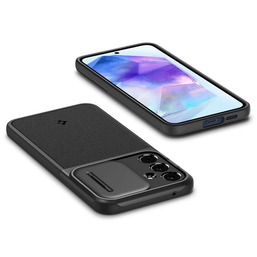 Spigen Optik Armor Case for Samsung Galaxy A55 5G - Black_9