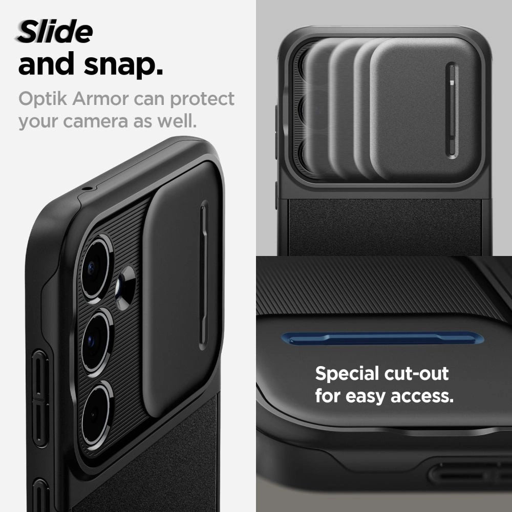 Spigen Optik Armor Case for Samsung Galaxy A55 5G - Black_15