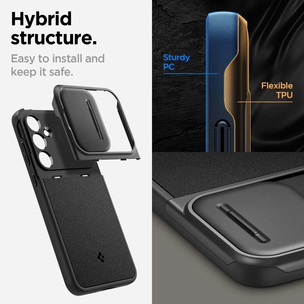 Spigen Optik Armor Case for Samsung Galaxy A55 5G - Black_17