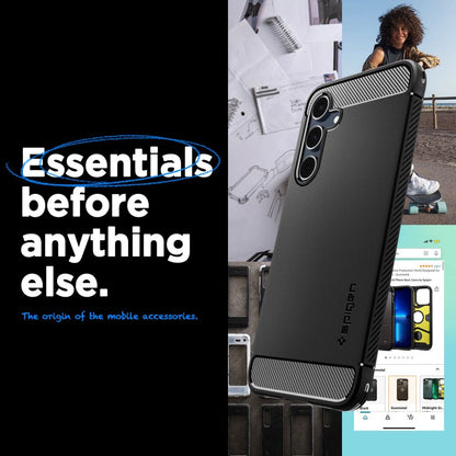 Spigen Rugged Armor Case for Samsung Galaxy A55 5G - Matte Black_11