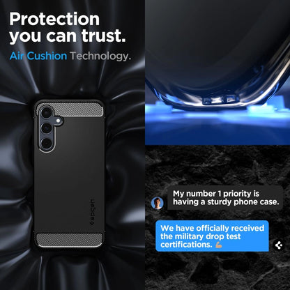 Spigen Rugged Armor Case for Samsung Galaxy A55 5G - Matte Black_14