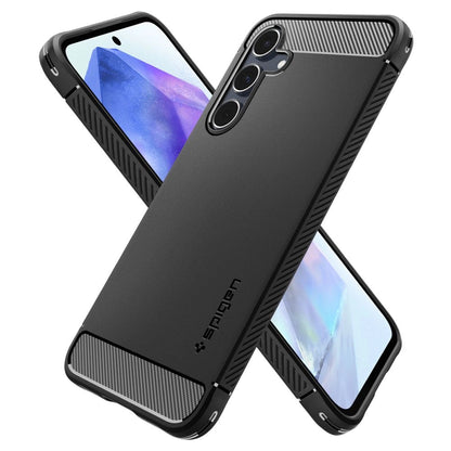 Spigen Rugged Armor Case for Samsung Galaxy A55 5G - Matte Black_7