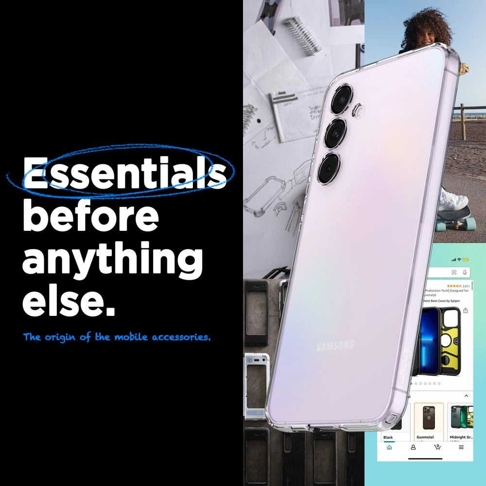Spigen Liquid Crystal Case for Samsung Galaxy A55 5G - Transparent_18