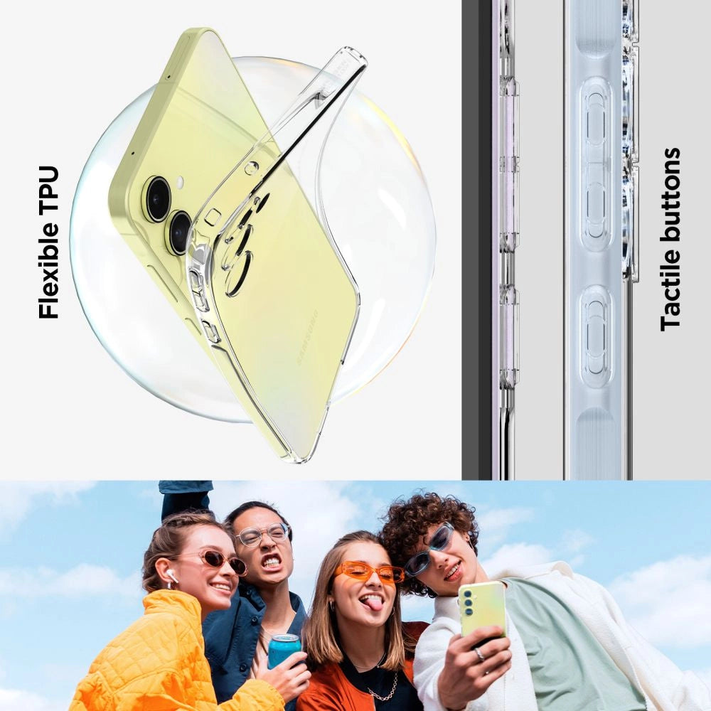 Spigen Liquid Crystal Case for Samsung Galaxy A55 5G - Transparent_23