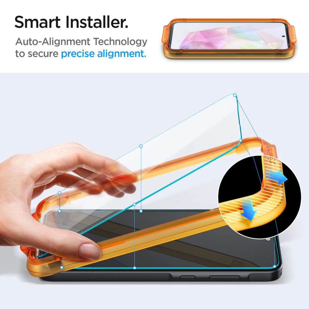 Spigen Glass tR AlignMaster 2 Pack - Samsung Galaxy A35_5