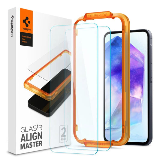 Spigen Glass tR AlignMaster 2 Pack - Samsung Galaxy A55_0