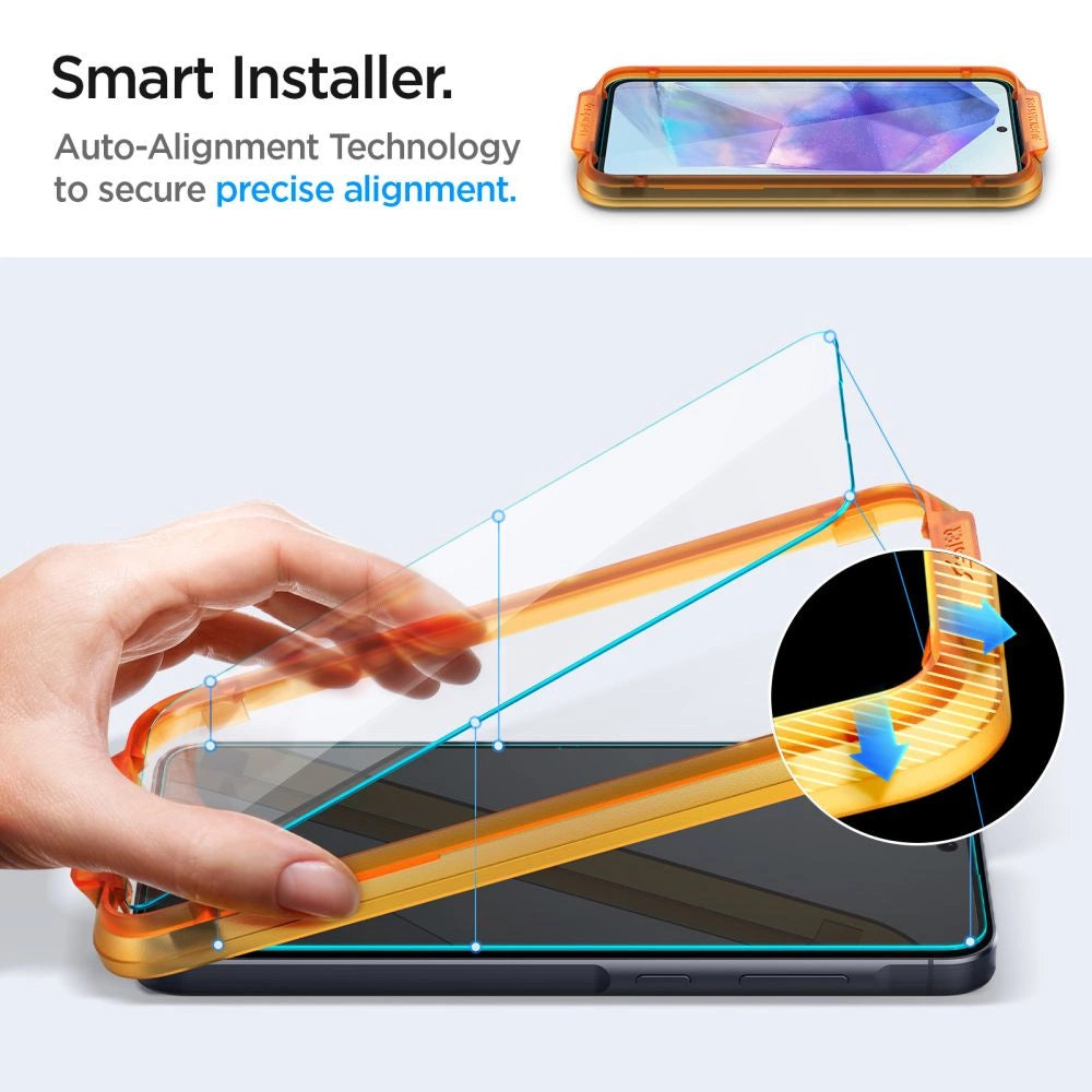Spigen Glass tR AlignMaster 2 Pack - Samsung Galaxy A55_5