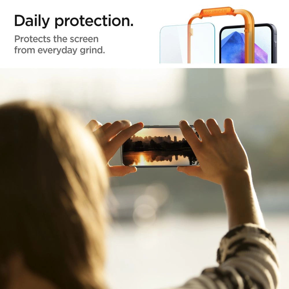 Spigen Glass tR AlignMaster 2 Pack - Samsung Galaxy A55_8