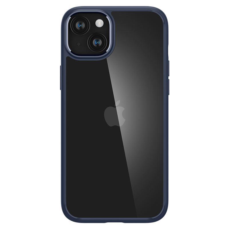 Spigen Crystal Hybrid iPhone 15 Plus Case - Clear Blue - OUTLET_4
