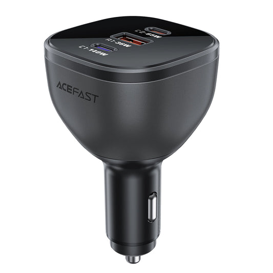 Acefast B14 car charger 165W 2x USB-C 1x USB-A - black_0