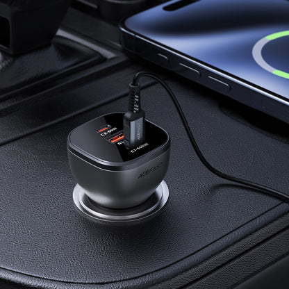 Acefast B14 car charger 165W 2x USB-C 1x USB-A - black_5