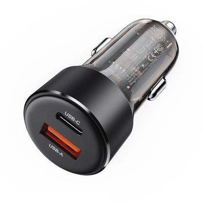 Acefast B12 car charger 60W USB-A / USB-C - black_1