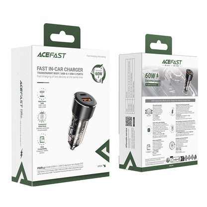 Acefast B12 car charger 60W USB-A / USB-C - black_3