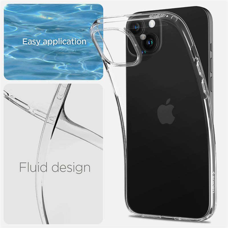 Spigen Liquid Crystal iPhone 15 Plus Case - Clear - OUTLET_9
