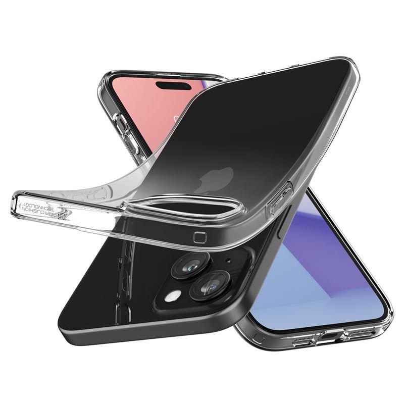 Spigen Liquid Crystal iPhone 15 Plus Case - Clear - OUTLET_6