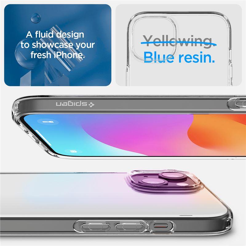 Spigen Liquid Crystal iPhone 15 Plus Case - Clear - OUTLET_8