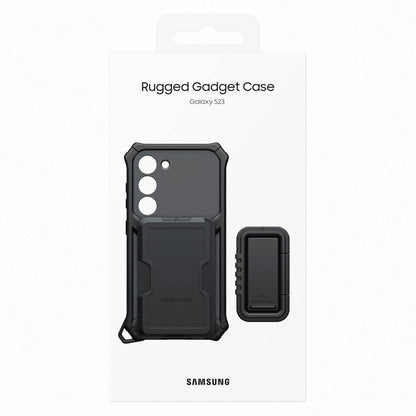 Samsung Rugged Gadget Case for Samsung Galaxy S23 Rugged Cover Ring Holder Stand gray (EF-RS911CBEGWW) - OUTLET_4