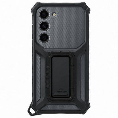 Samsung Rugged Gadget Case for Samsung Galaxy S23 Rugged Cover Ring Holder Stand gray (EF-RS911CBEGWW) - OUTLET_2