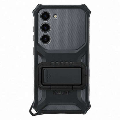 Samsung Rugged Gadget Case for Samsung Galaxy S23 Rugged Cover Ring Holder Stand gray (EF-RS911CBEGWW) - OUTLET_5