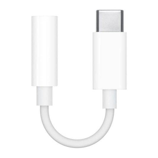 Apple MU7E2ZM/A USB-C audio adapter - 3.5 mm mini jack - white_0