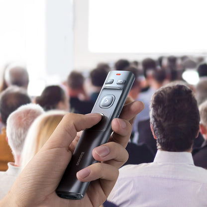 Baseus Orange Dot Multifunctionale remote control for presentation, with a laser pointer - gray_13