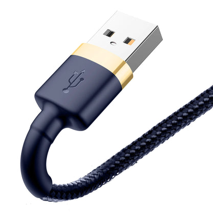 Baseus Cafule Lightning cable 2.4A 1m (Gold+Dark blue)_4