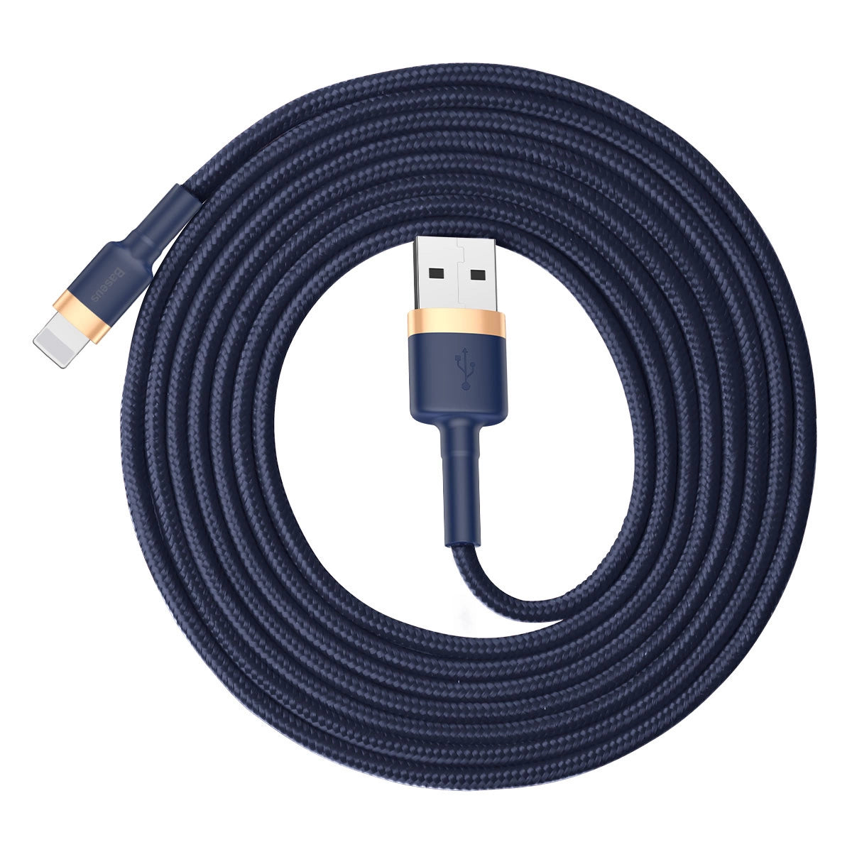 Baseus Cafule Lightning cable 2.4A 1m (Gold+Dark blue)_8