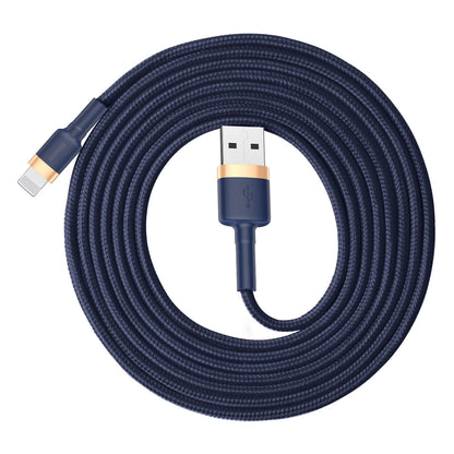 Baseus Cafule Lightning cable 2.4A 1m (Gold+Dark blue)_8