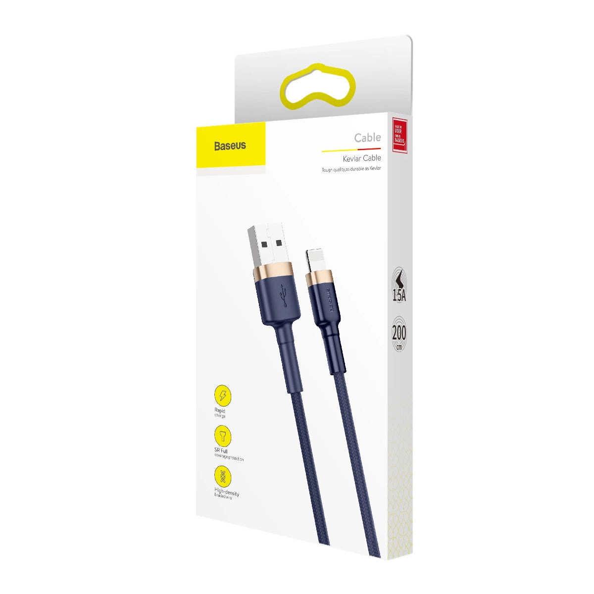 Baseus Cafule Lightning cable 2.4A 1m (Gold+Dark blue)_10