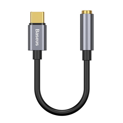 Baseus L54 adapter for USB-C headphones / mini jack 3.5mm DAC 24 bit 48 KHz - gray_0