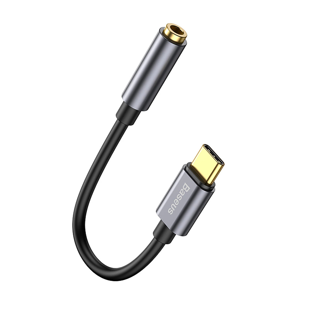 Baseus L54 adapter for USB-C headphones / mini jack 3.5mm DAC 24 bit 48 KHz - gray_2