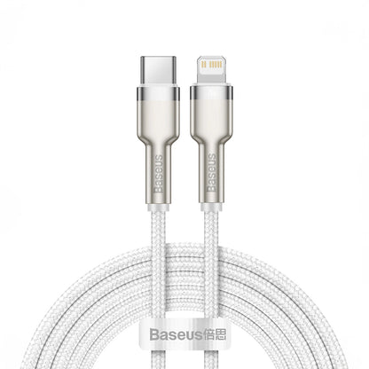 USB-C cable for Lightning Baseus Cafule, PD, 20W, 2m (white)_1