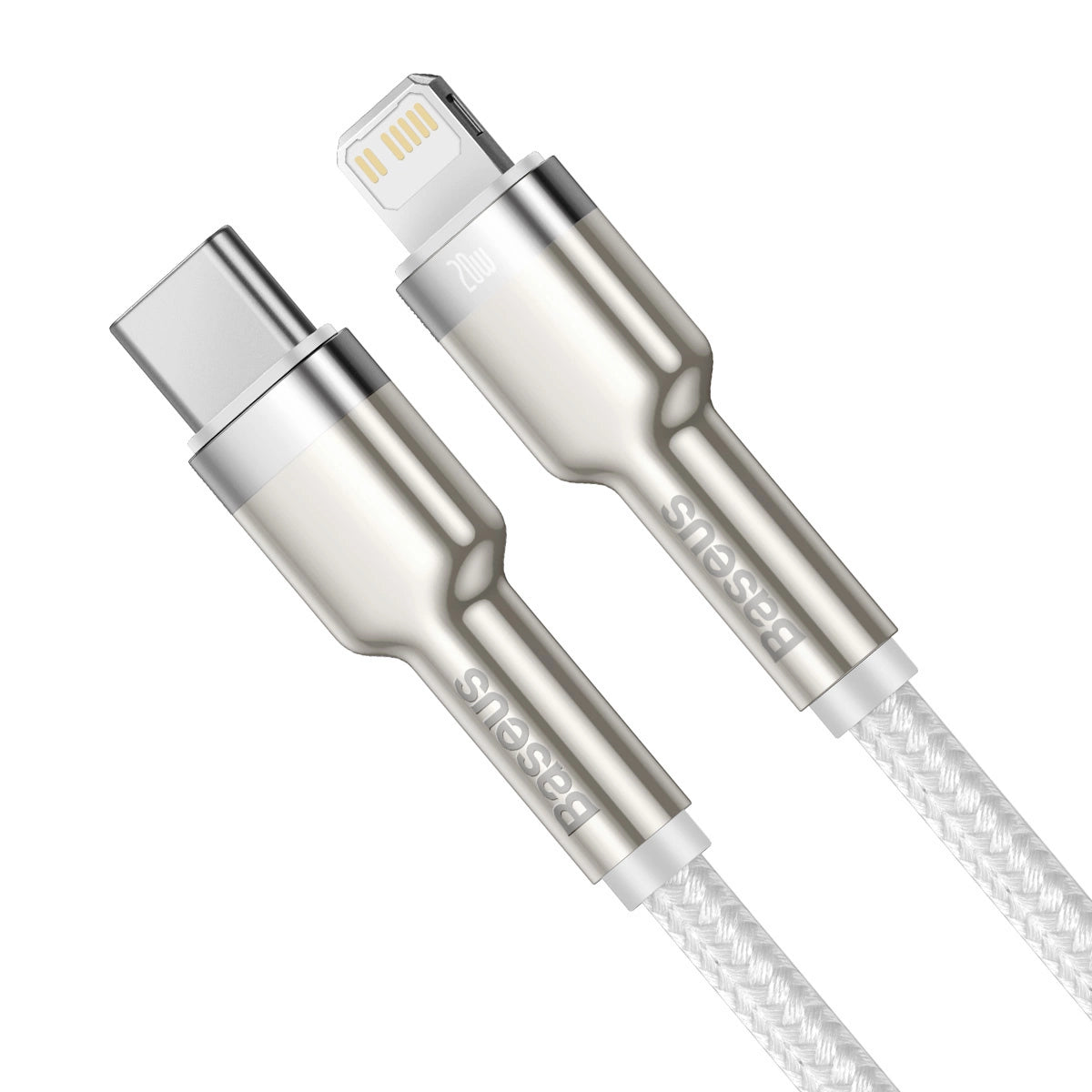 USB-C cable for Lightning Baseus Cafule, PD, 20W, 2m (white)_3