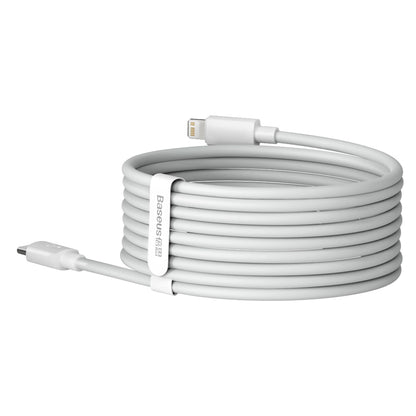 Baseus Simple Wisdom Data Cable Kit USB-C to Lightning PD 20W (2PCS/Set) 1.5m White_9