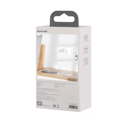 Baseus Simple Wisdom Data Cable Kit USB-C to Lightning PD 20W (2PCS/Set) 1.5m White_17