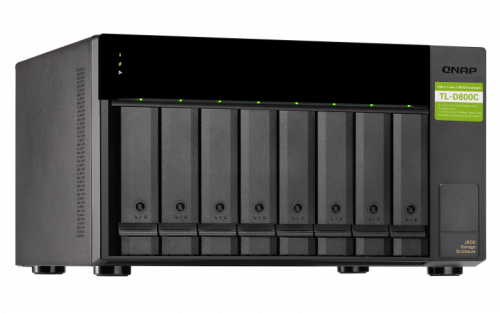 QNAP TL-D800C caja para disco duro externo Carcasa de disco duro/SSD Negro, Gris 2.5/3.5"_3