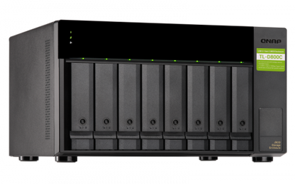 QNAP TL-D800C caja para disco duro externo Carcasa de disco duro/SSD Negro, Gris 2.5/3.5"_3