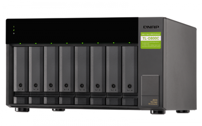 QNAP TL-D800C caja para disco duro externo Carcasa de disco duro/SSD Negro, Gris 2.5/3.5"_4