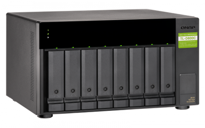 QNAP TL-D800C caja para disco duro externo Carcasa de disco duro/SSD Negro, Gris 2.5/3.5"_5