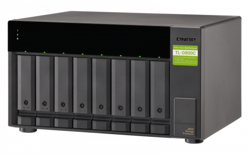 QNAP TL-D800C caja para disco duro externo Carcasa de disco duro/SSD Negro, Gris 2.5/3.5"_6