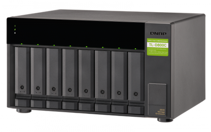 QNAP TL-D800C caja para disco duro externo Carcasa de disco duro/SSD Negro, Gris 2.5/3.5"_6