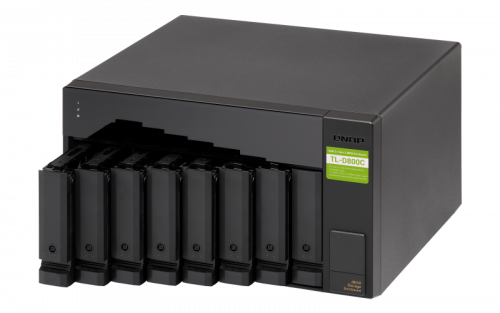 QNAP TL-D800C caja para disco duro externo Carcasa de disco duro/SSD Negro, Gris 2.5/3.5"_7