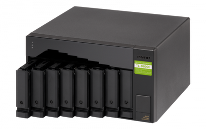 QNAP TL-D800C caja para disco duro externo Carcasa de disco duro/SSD Negro, Gris 2.5/3.5"_7